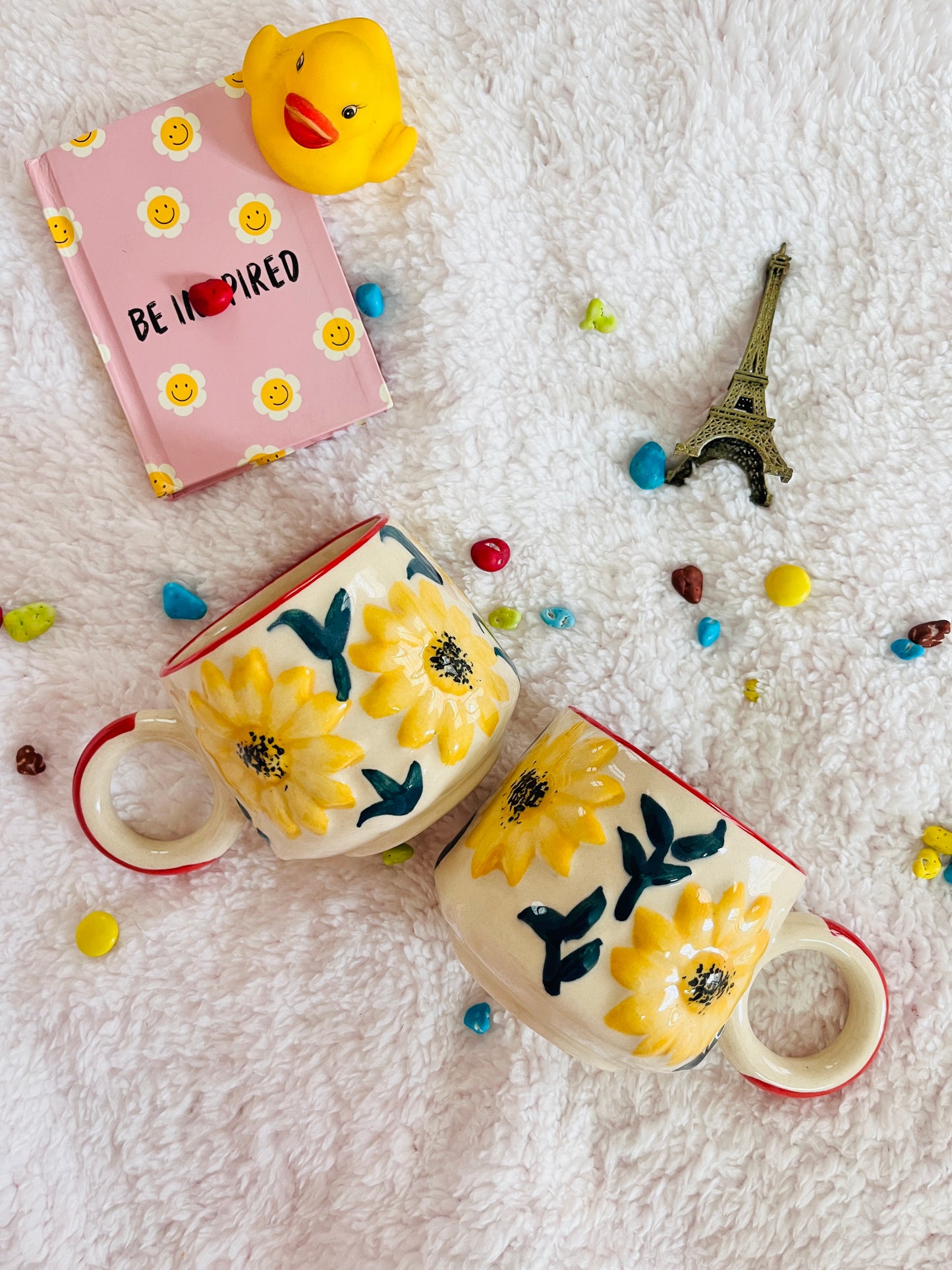 Sunflower Mug- Best Handmade Coffee mugs