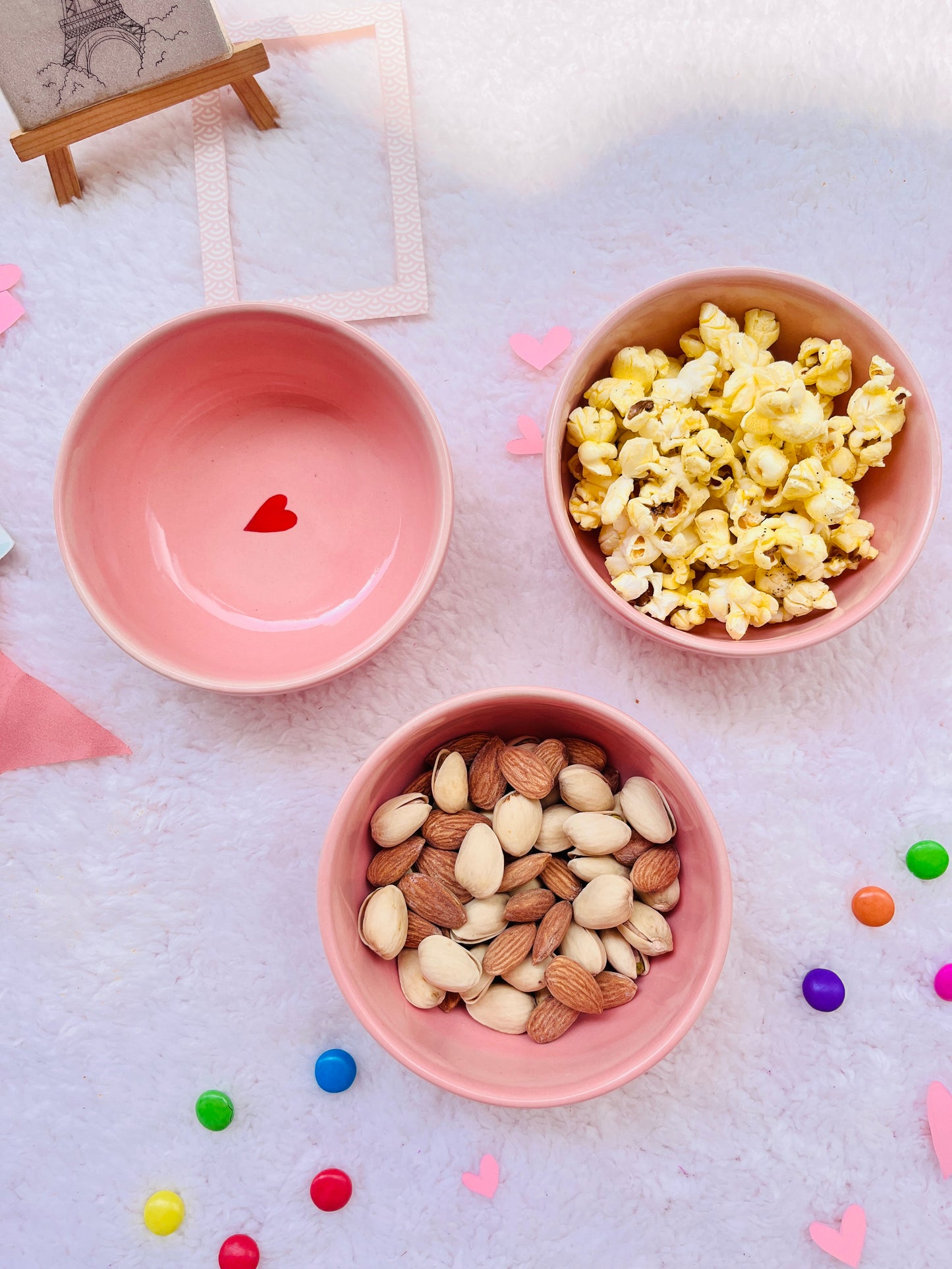 Pink Sweetheart- Handmade Ceramic Bowl (Small)