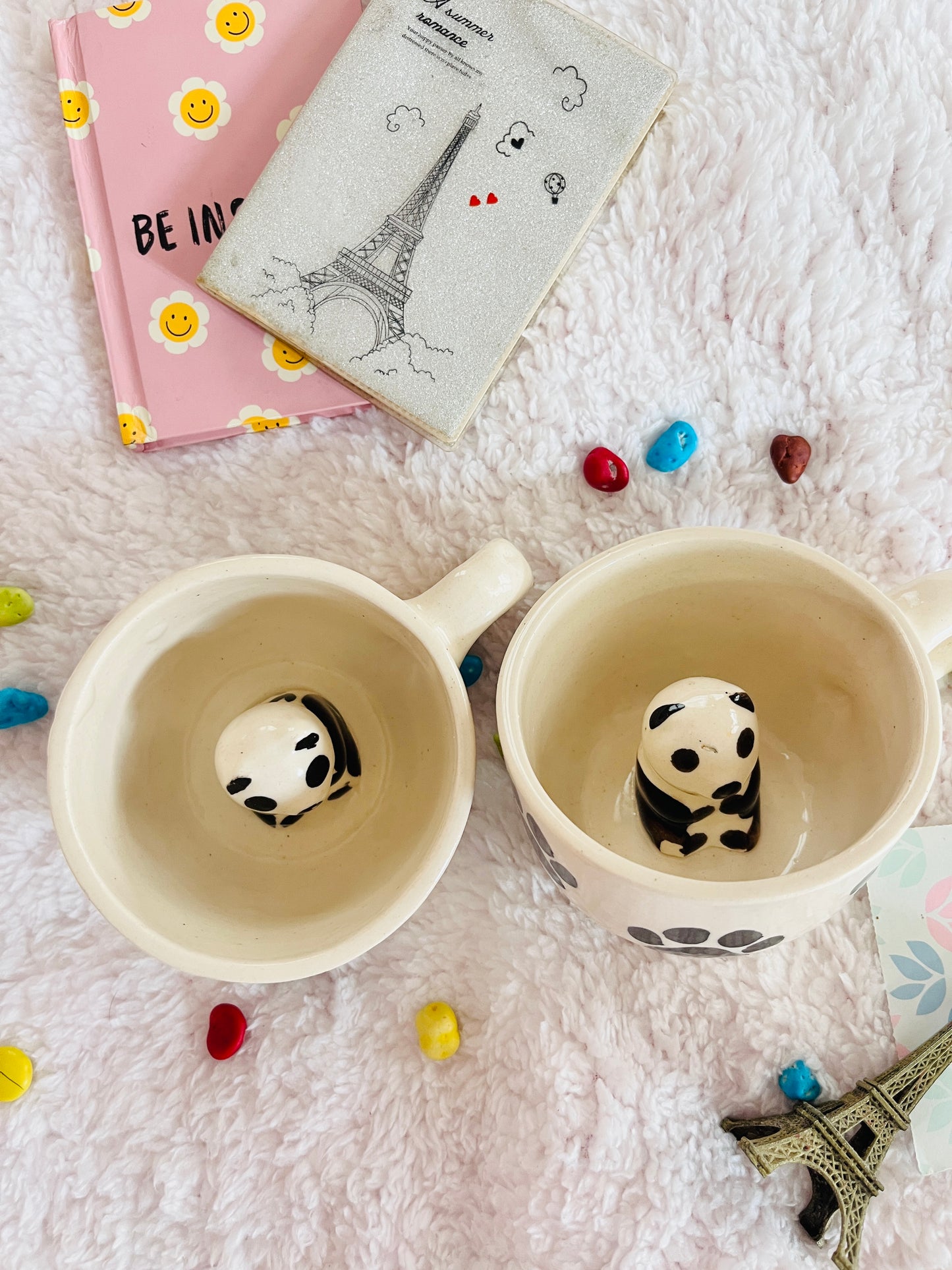 White Cute Puppy - Handmade Ceramic Mug